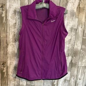 Nike Golf full zip purple vest M